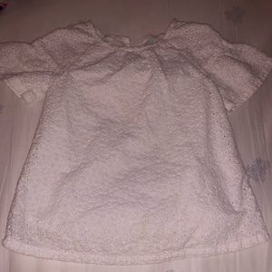 Toddler girl white dress
